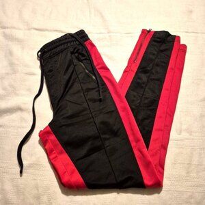 Ninth Hall Nordberg Black Red Track Pants Men's size Small EUC